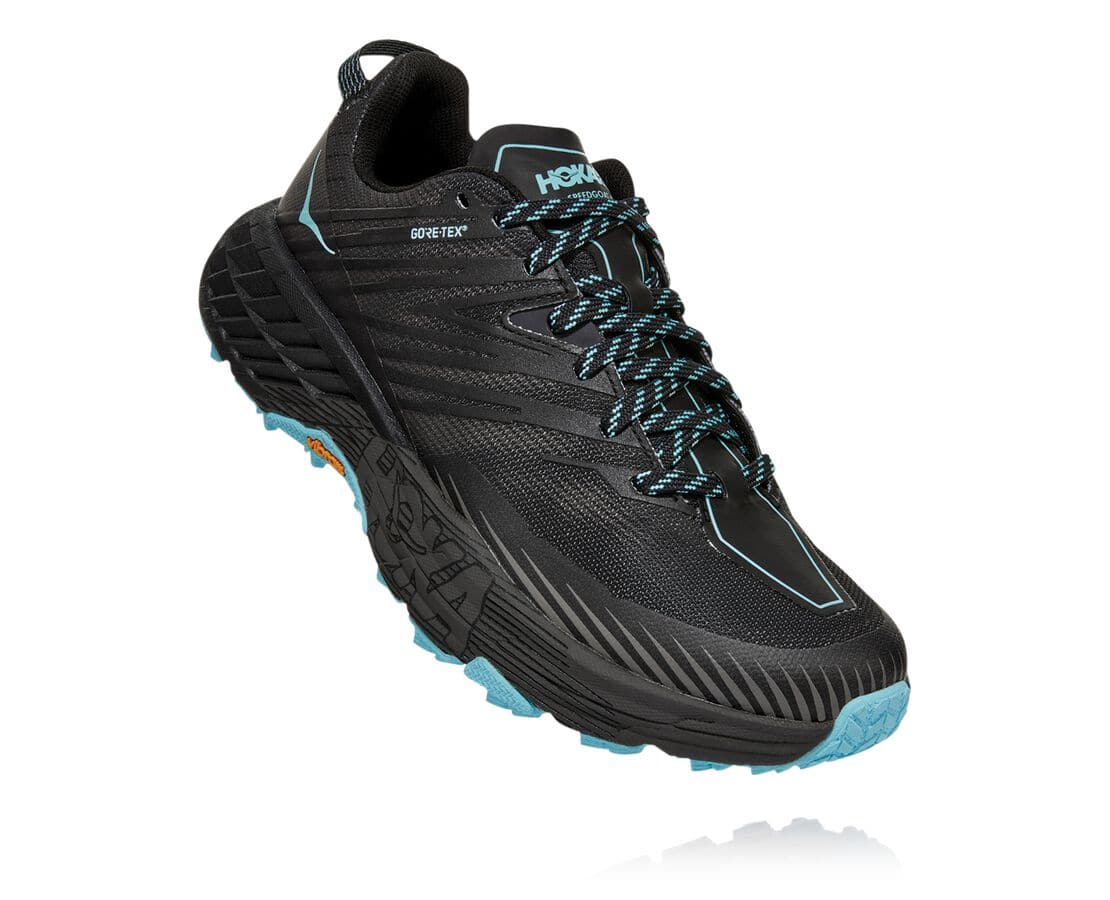 Pantofi Alergare Trail Hoka One One Speedgoat 4 Gore-Tex Dama - Gri Inchis | Romania IFYR89613